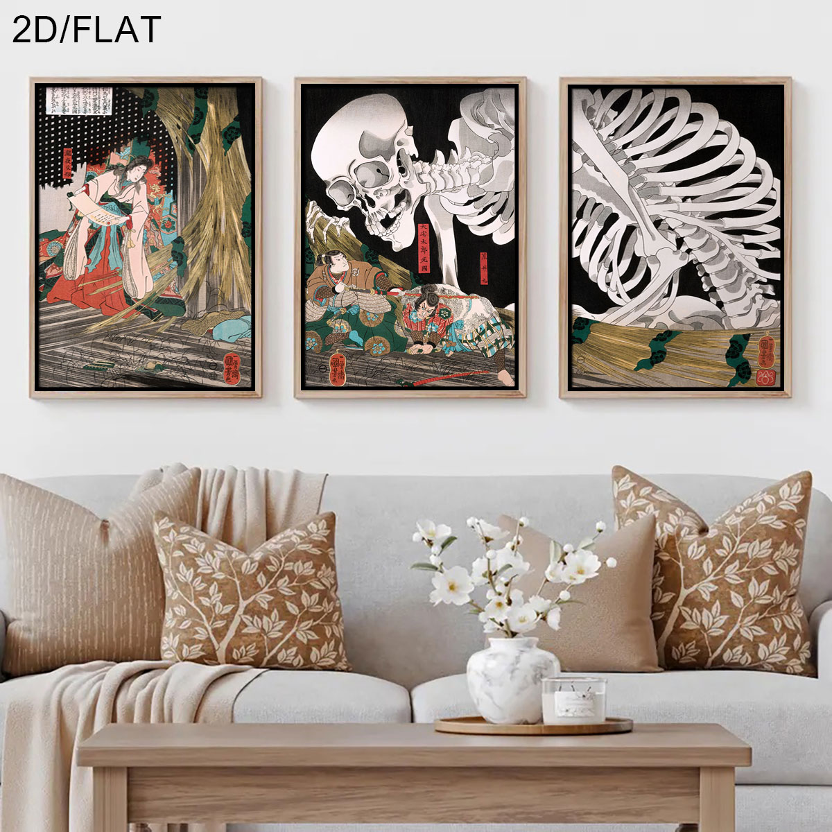 Art Craft House - 3pcs Retro Japanse Takiyasha De Heks