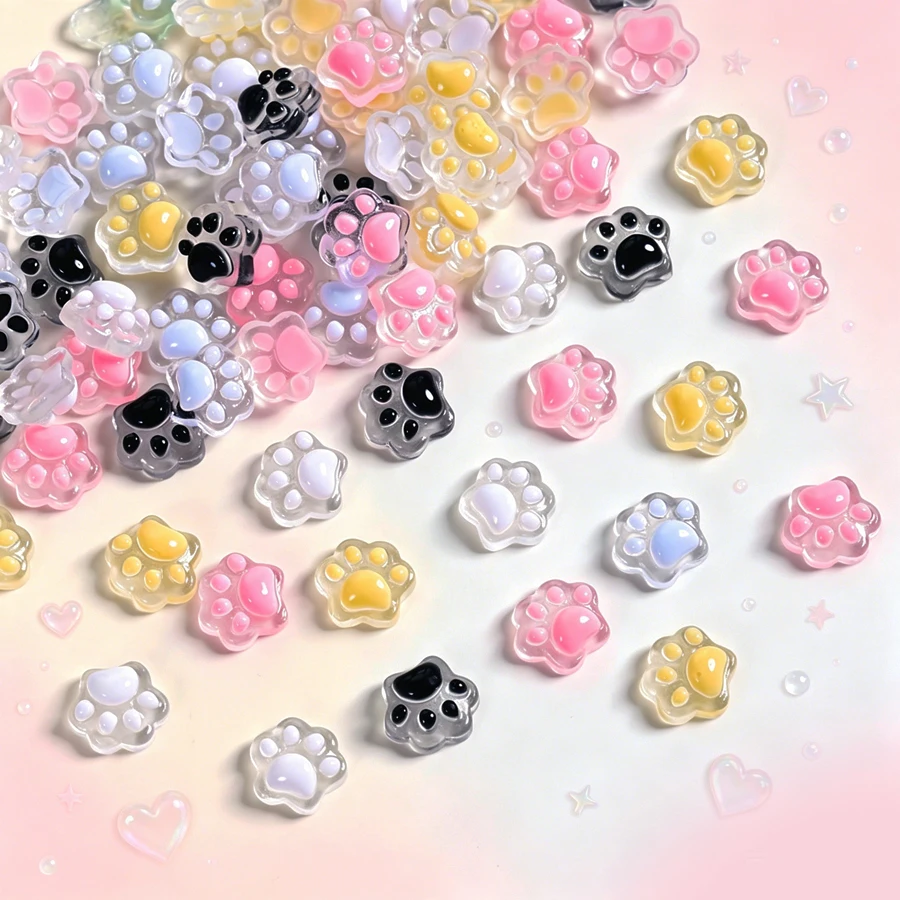 Art Craft Ladybug - 50 stuks schattige kattenpootjes lieveheersbeestjes vlinders