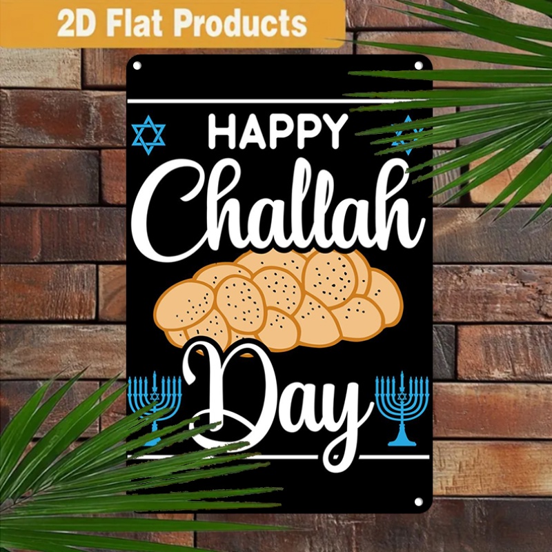 Art & Craft Kids Salon - CIFBUY Vintage Joodse Challah Menorah Aluminium