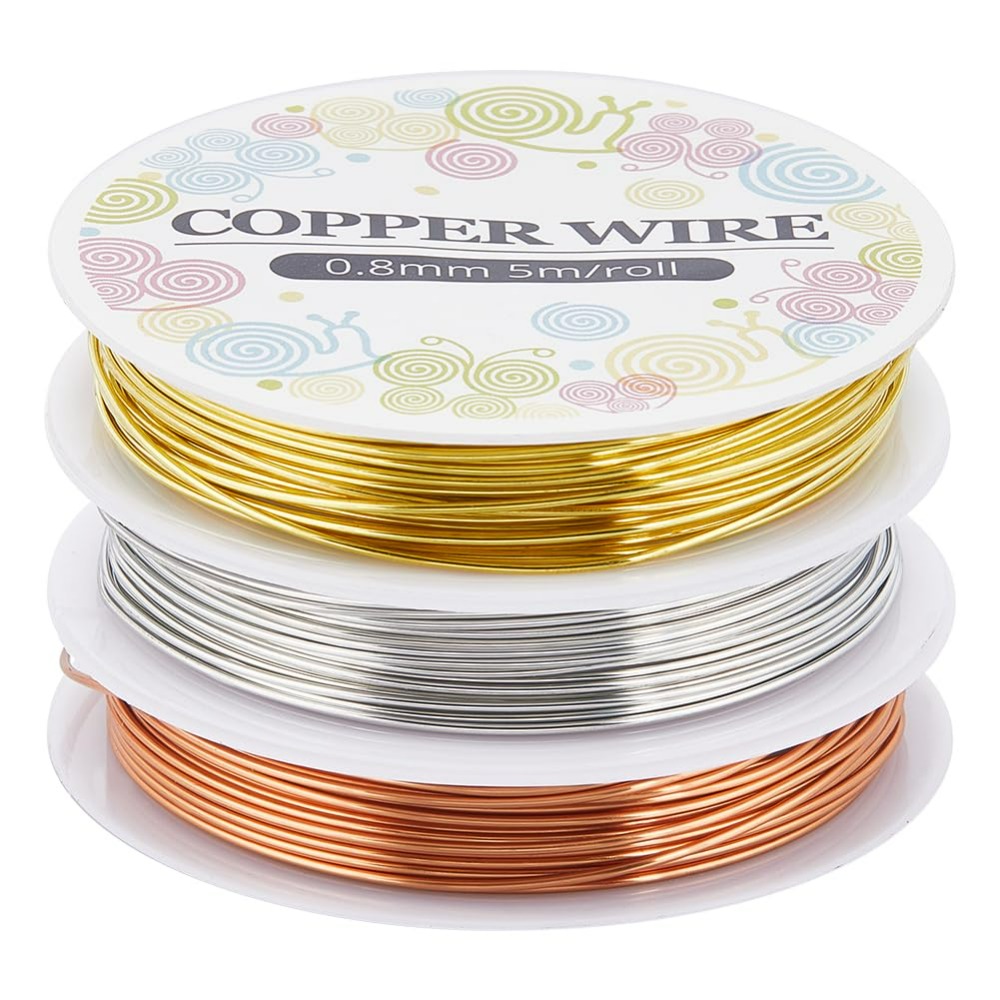 Art Craft Wire - 12,8 m koperen sieraden draad 0,8