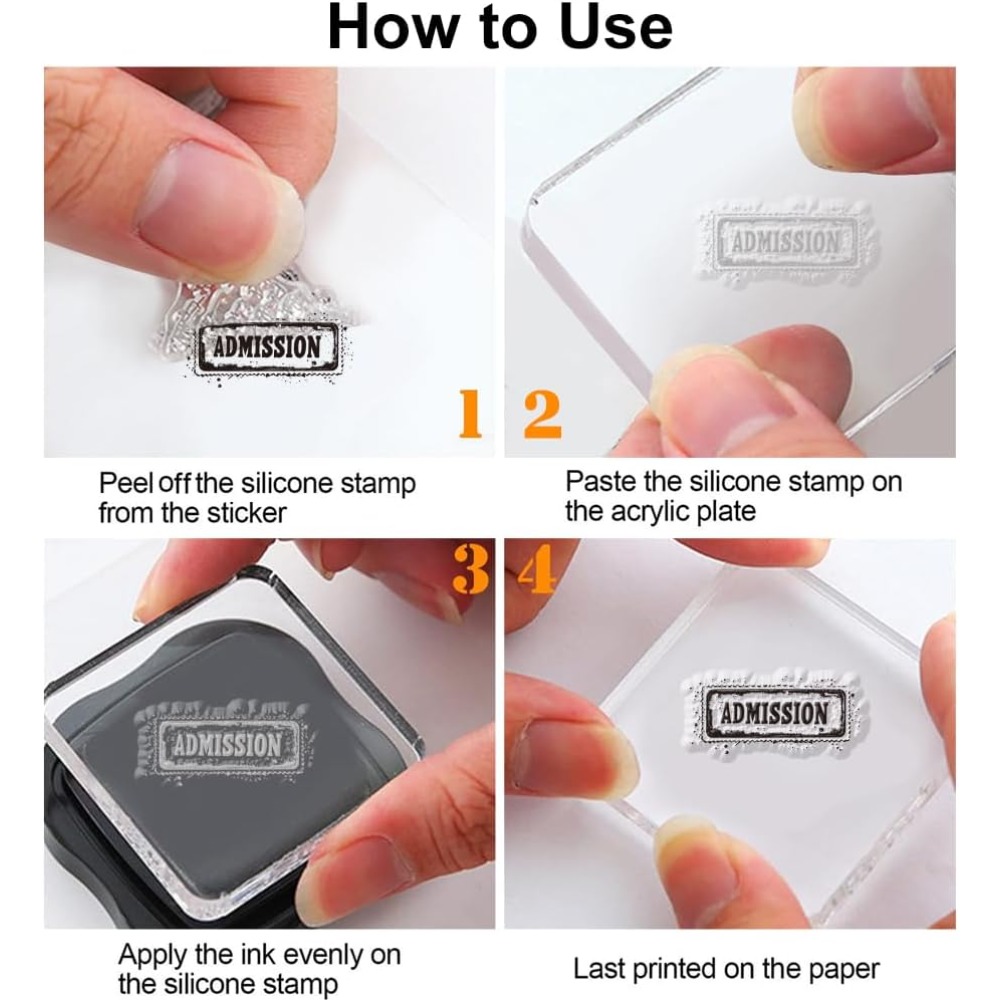 Retro Ticket Clear Stempels vo - Art Craft Activity recensie en prijs
