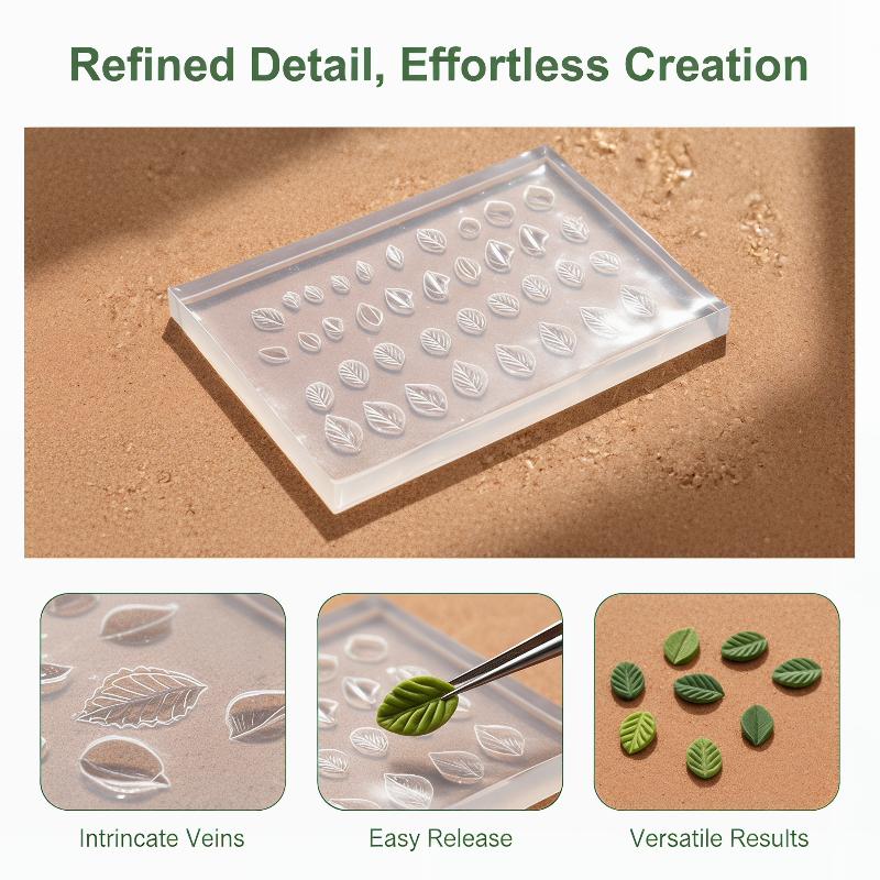 3D-siliconen mal voor nageldec - Art Craft With Leaves recensie en prijs