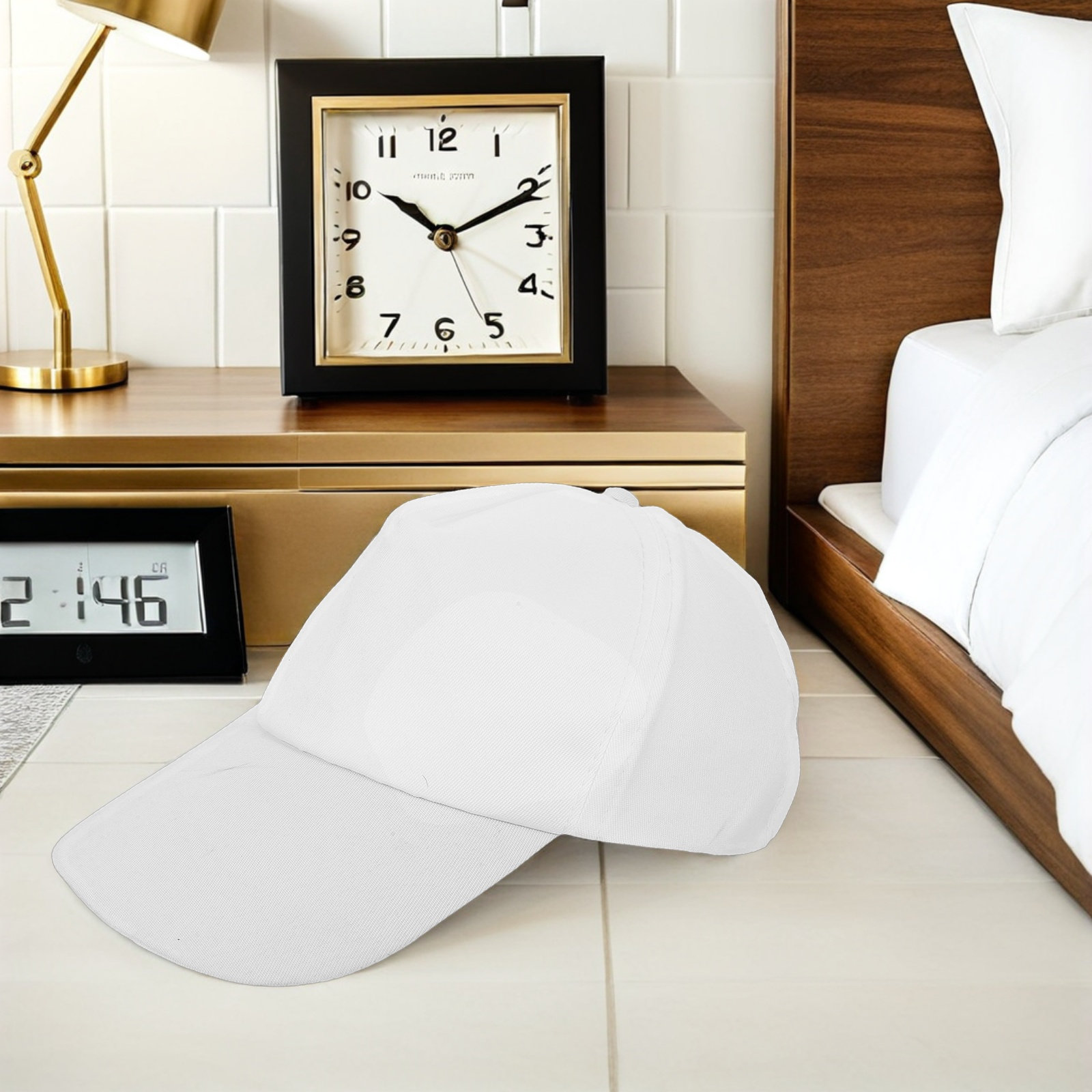 1 set witte baseballpetten voo - Art Craft Activity recensie en prijs