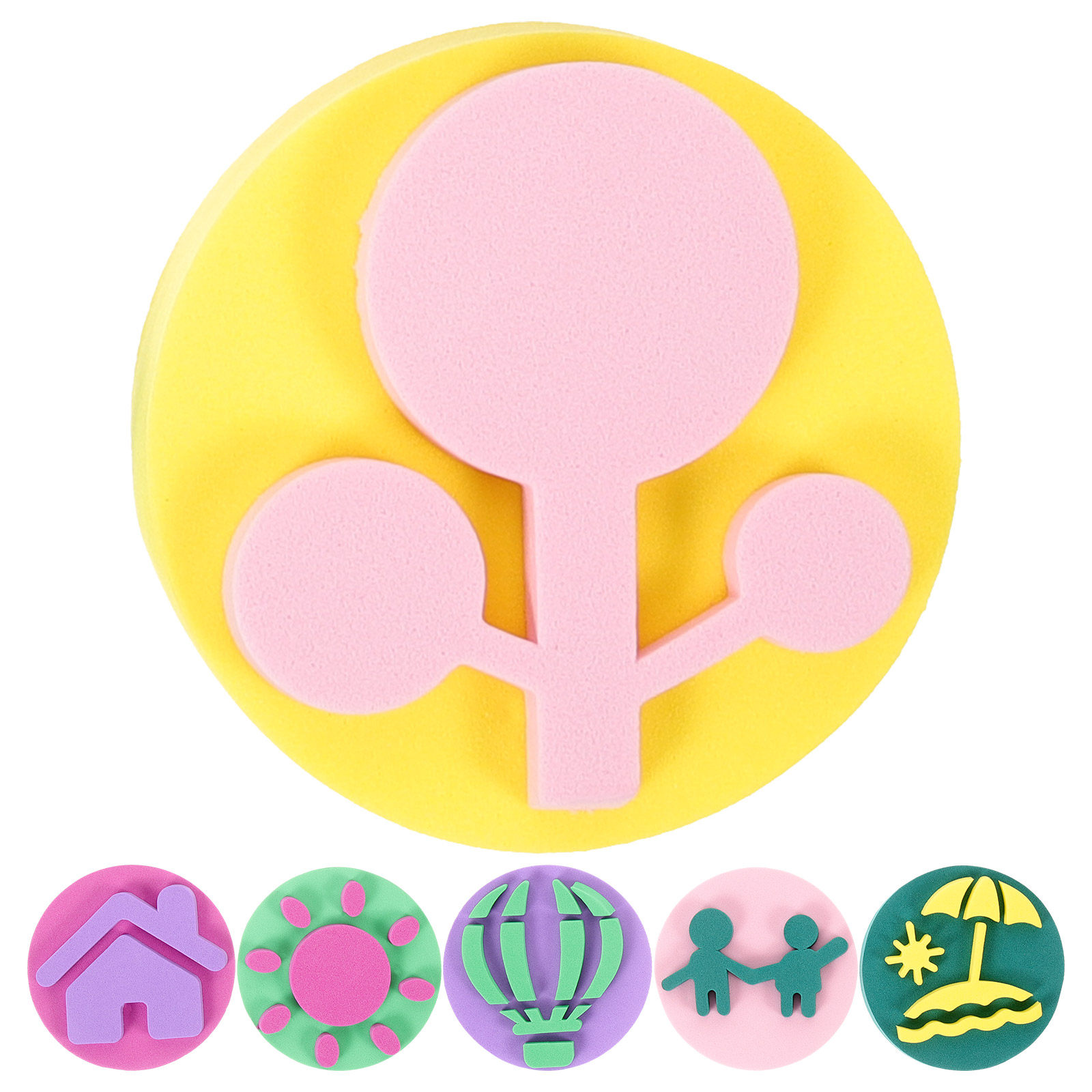 6 stuks wasbare sponzenstempel - Art Craft For Preschool recensie en prijs