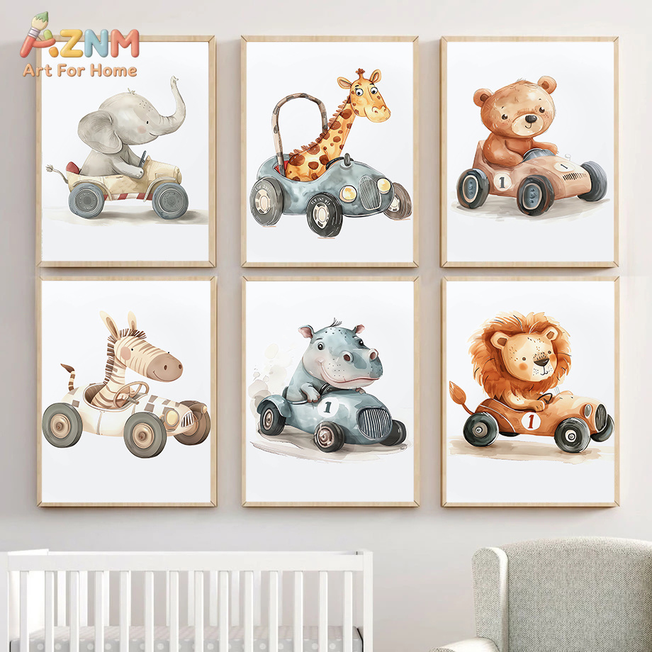 AZNM schattige safaridieren ra - Art & Craft Kids Salon recensie en prijs