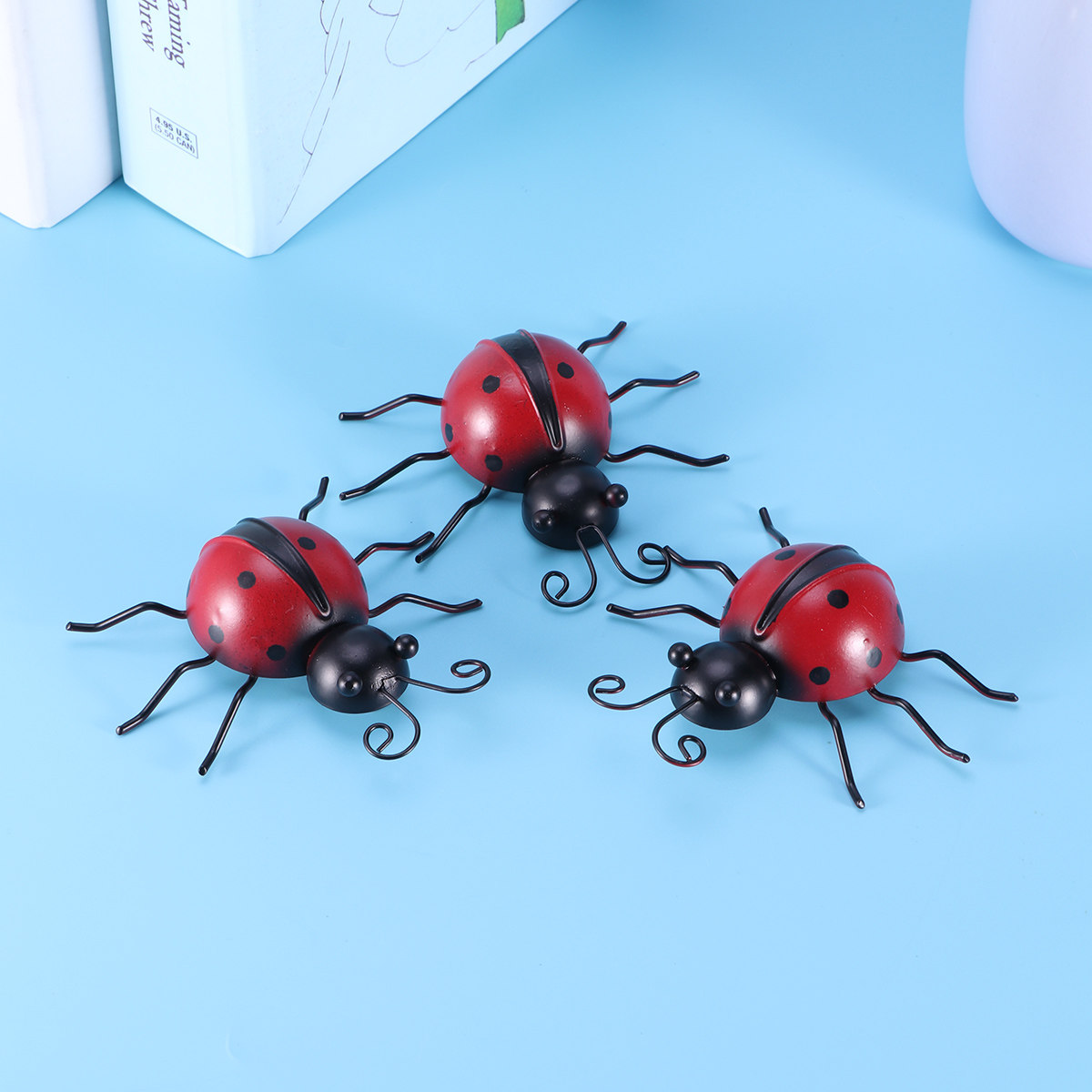 3 stuks lieveheersbeestje aan  - Art Craft Ladybug recensie en prijs