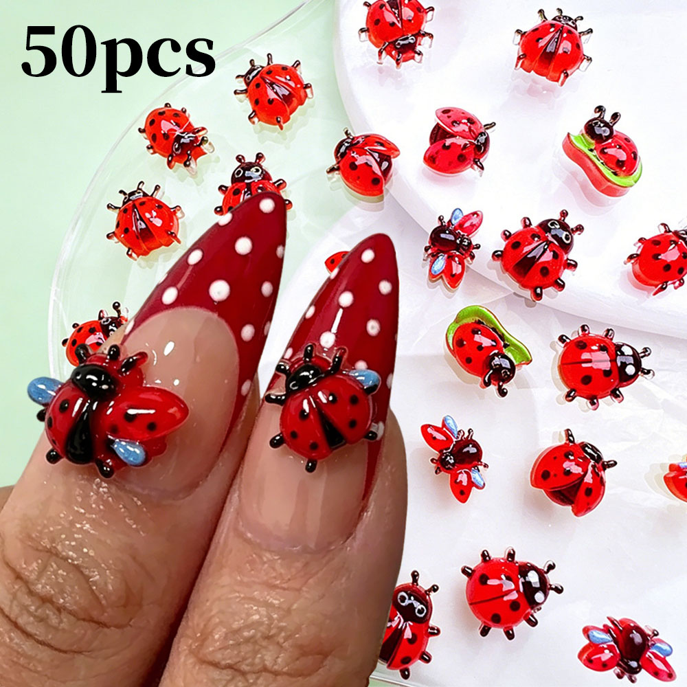 50 stuks 3D Mini Harsen Lieveh - Art Craft Ladybug recensie en prijs