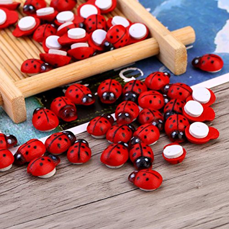 100 Stuks Zelfklevende Mini Ko - Art Craft Ladybug recensie en prijs