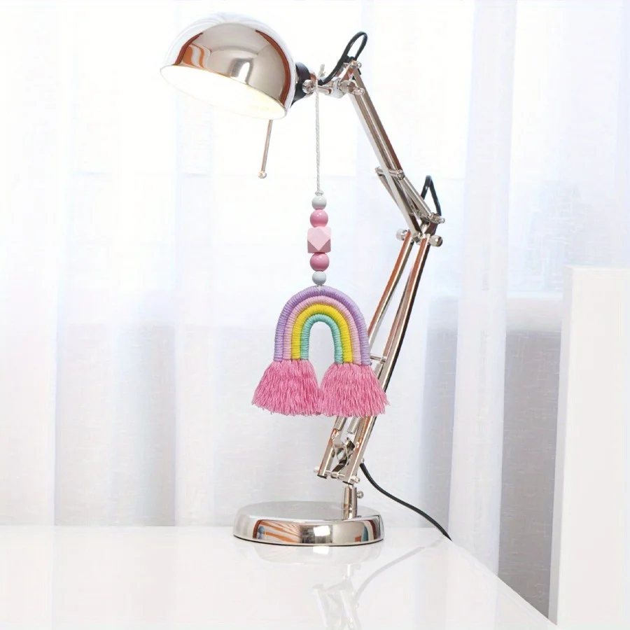 Roze regenboog windgong weven  - Art And Craft For Nursery recensie en prijs
