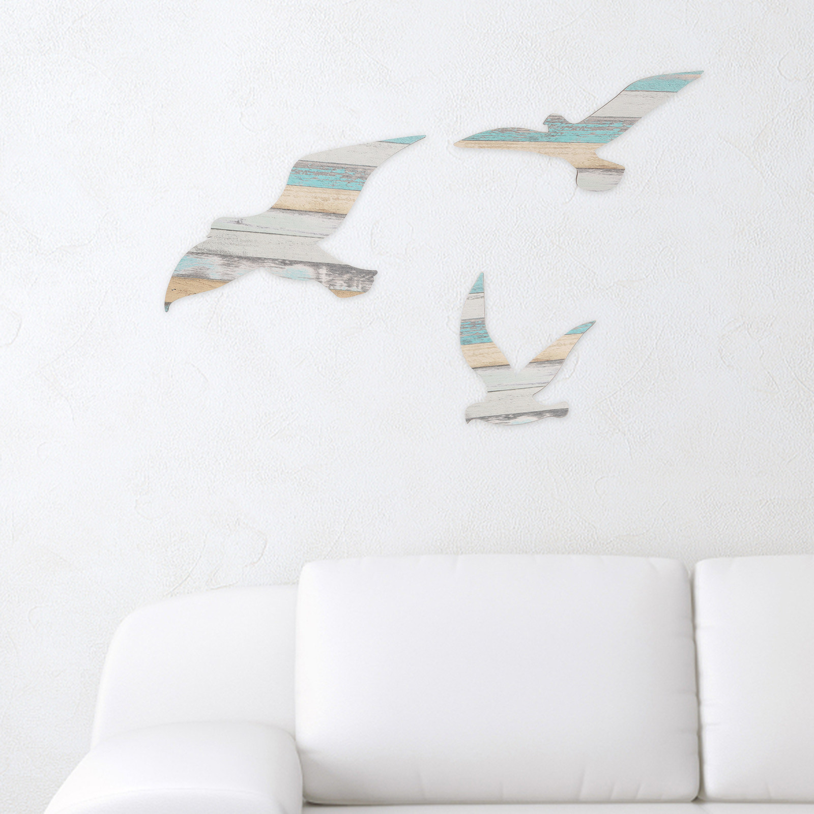 3-delige houten zeemeeuwen wan - Art And Craft For Nursery recensie en prijs