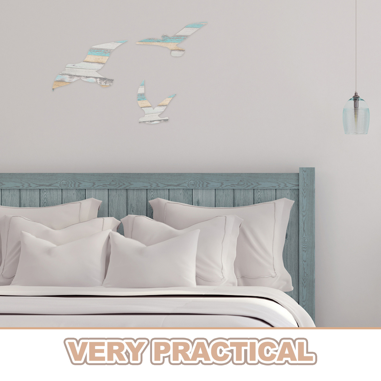 3-delige houten zeemeeuwen wan - Art And Craft For Nursery recensie en prijs