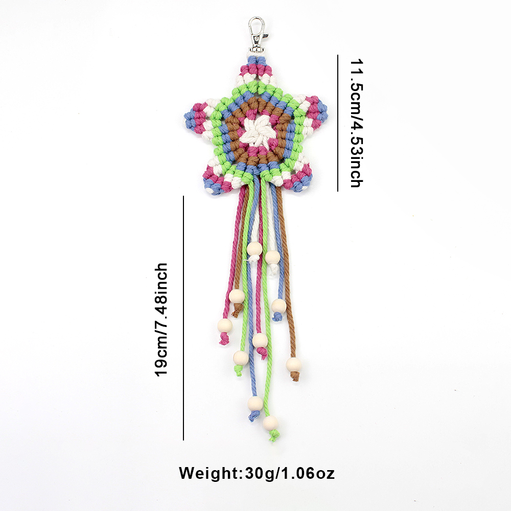 Boho Pentagram Kwastje Hanger  - Art Craft Activity recensie en prijs