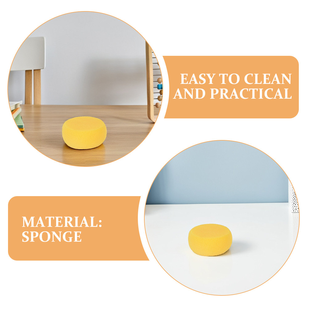 6 stuks ronde sponsverfkwasten - Art And Craft With Paint recensie en prijs