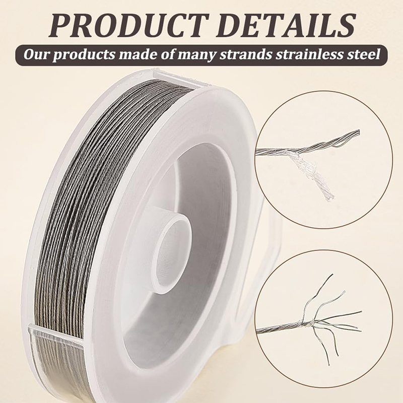 30 M/Roll Rvs Kralen Draad 0.3 - Art Craft Wire recensie en prijs