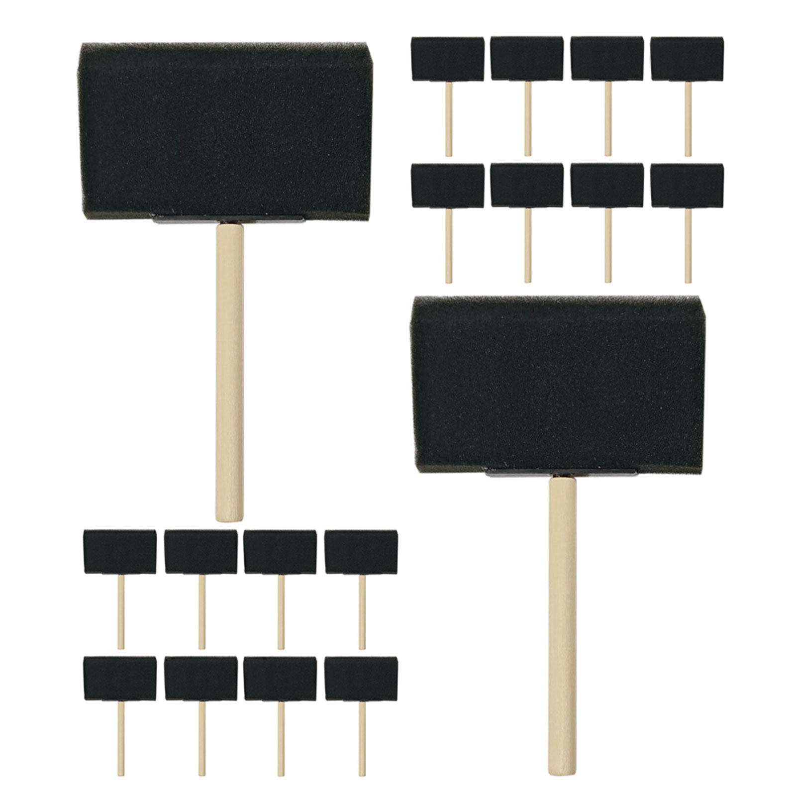 30 stuks schuimverf-sponsborst - Art And Craft With Paint recensie en prijs