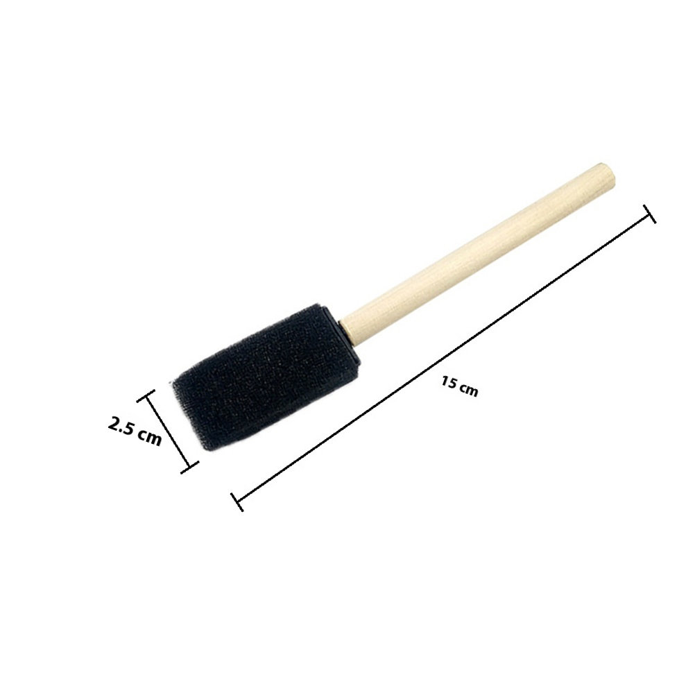 10 stuks sponsborstels met hou - Art And Craft With Paint recensie en prijs