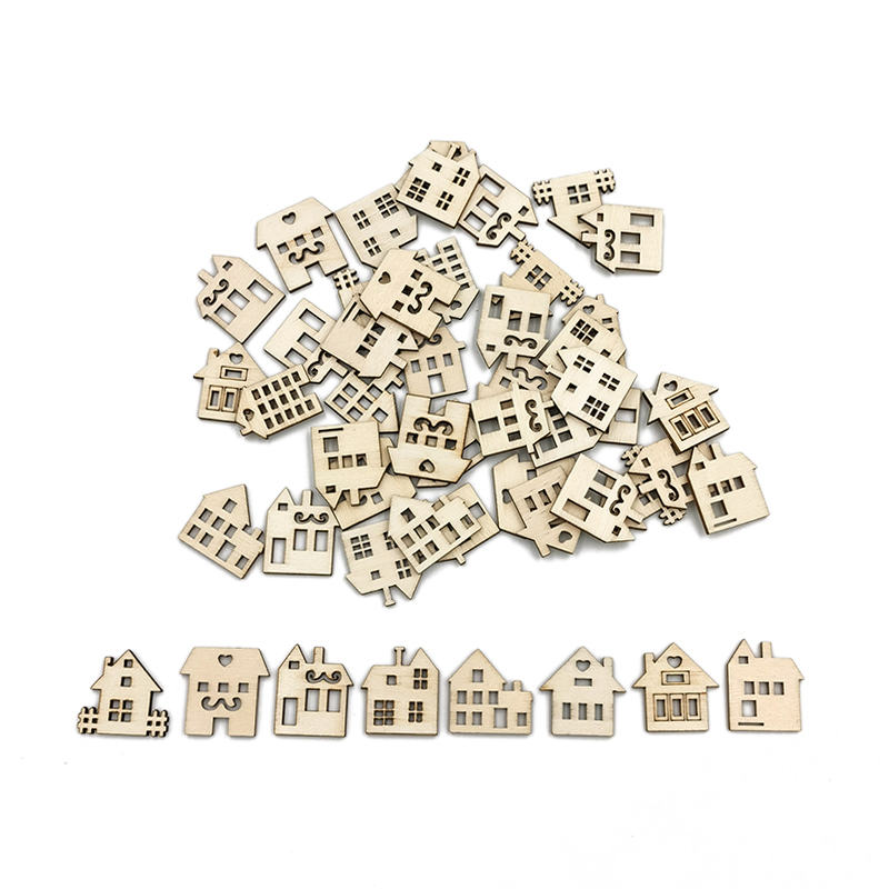 50 stuks ongeverfde houtplakke - Art Craft For Preschool recensie en prijs